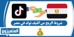 شروط الربح من التيك توك في مصر – تعرف على الخطوات