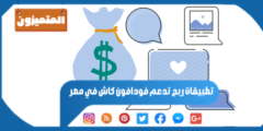 تطبيقات ربح تدعم فودافون كاش – 8 تطبيقات صادقة